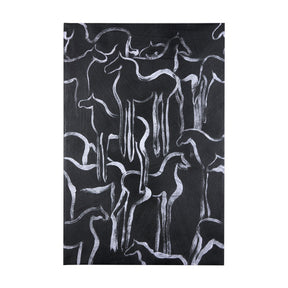 Horse Herd II by Mercana Studio a Hand Embellished Textured Canvas by Mercana at Eve Furniture
