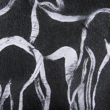 Horse Herd II by Mercana Studio a Hand Embellished Textured Framed Art Print by Mercana at Eve Furniture