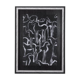 Horse Herd II by Mercana Studio a Hand Embellished Textured Framed Art Print by Mercana at Eve Furniture