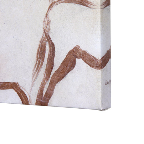 Horse Herd III by Mercana Studio a Hand Embellished Textured Canvas by Mercana at Eve Furniture