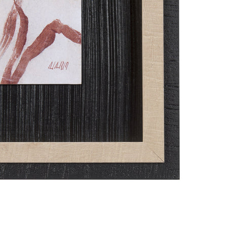 Horse Herd III by Mercana Studio a Hand Embellished Textured Framed Art Print by Mercana at Eve Furniture