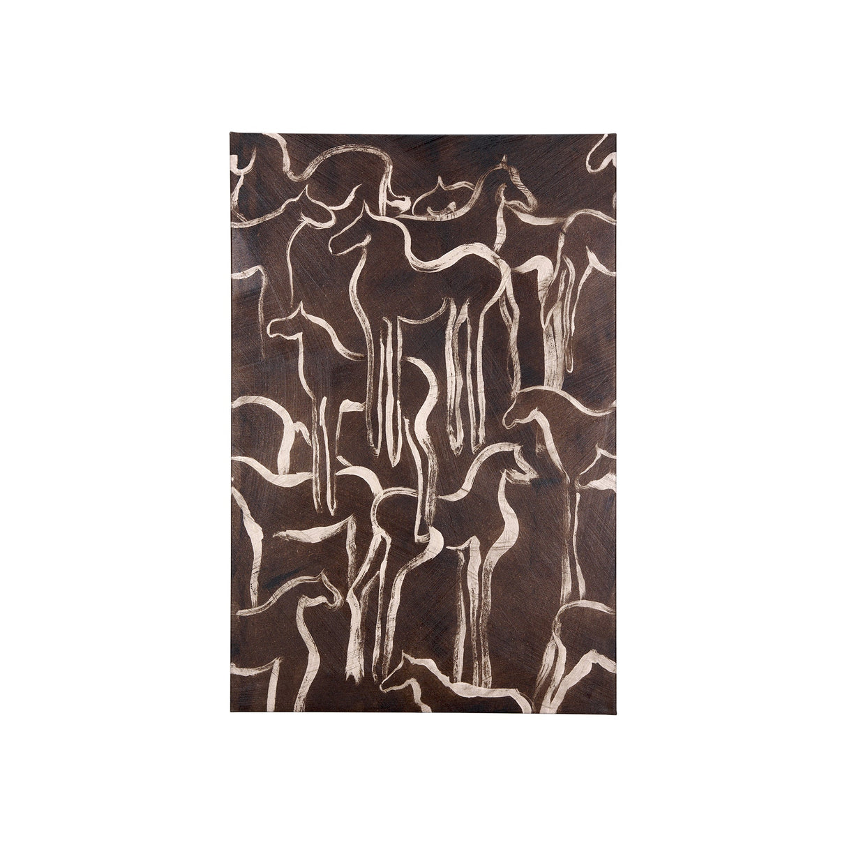 Horse Herd IV by Mercana Studio a Hand Embellished Textured Canvas by Mercana at Eve Furniture