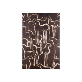 Horse Herd IV by Mercana Studio a Hand Embellished Textured Canvas by Mercana at Eve Furniture