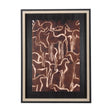 Horse Herd IV by Mercana Studio a Hand Embellished Textured Framed Art Print by Mercana at Eve Furniture