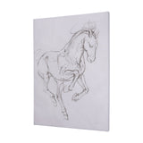 Horse I by Mercana Studio a Hand Embellished Textured Canvas by Mercana at Eve Furniture