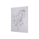 Horse I by Mercana Studio a Hand Embellished Textured Canvas by Mercana at Eve Furniture