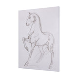 Horse II by Mercana Studio a Hand Embellished Textured Canvas by Mercana at Eve Furniture
