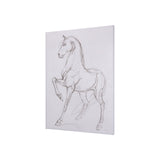 Horse II by Mercana Studio a Hand Embellished Textured Canvas by Mercana at Eve Furniture