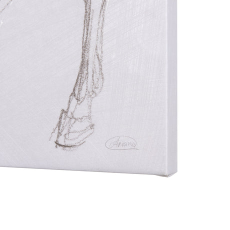 Horse II by Mercana Studio a Hand Embellished Textured Canvas by Mercana at Eve Furniture