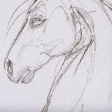Horse II by Mercana Studio a Hand Embellished Textured Canvas by Mercana at Eve Furniture