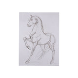 Horse II by Mercana Studio a Hand Embellished Textured Canvas by Mercana at Eve Furniture