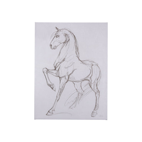 Horse II by Mercana Studio a Hand Embellished Textured Canvas by Mercana at Eve Furniture