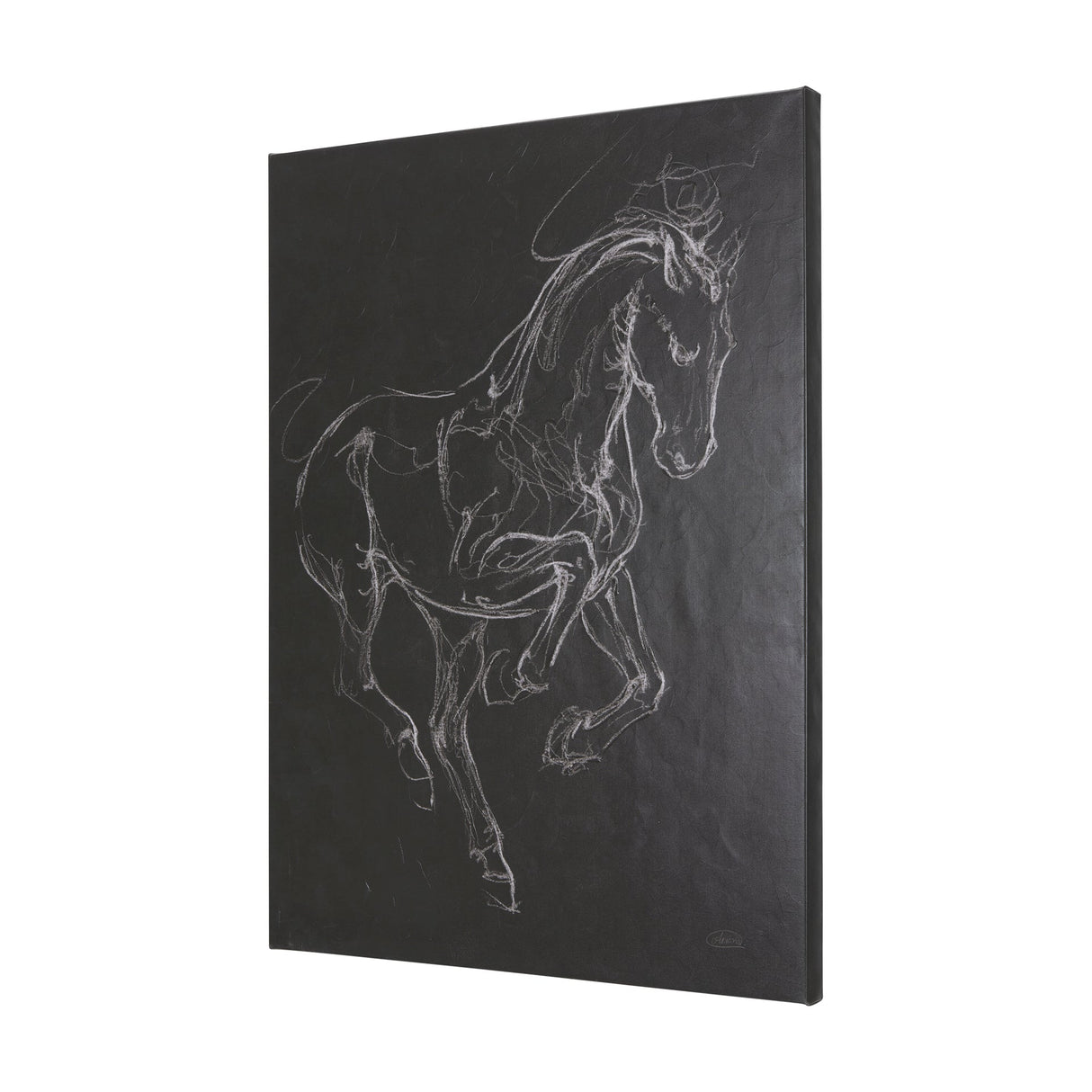 Horse III by Mercana Studio a Hand Embellished Textured Canvas by Mercana at Eve Furniture