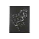Horse III by Mercana Studio a Hand Embellished Textured Canvas by Mercana at Eve Furniture
