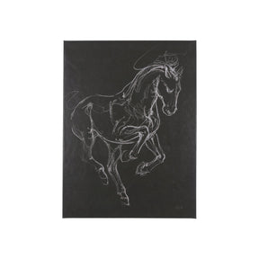 Horse III by Mercana Studio a Hand Embellished Textured Canvas by Mercana at Eve Furniture
