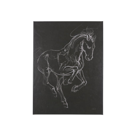 Horse III by Mercana Studio a Hand Embellished Textured Canvas by Mercana at Eve Furniture