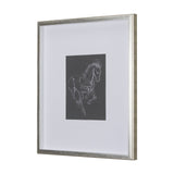 Horse III by Mercana Studio a Hand Embellished Textured Framed Art Print Matted under Glass by Mercana at Eve Furniture