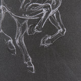 Horse III by Mercana Studio a Hand Embellished Textured Framed Art Print Matted under Glass by Mercana at Eve Furniture