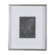 Horse III by Mercana Studio a Hand Embellished Textured Framed Art Print Matted under Glass by Mercana at Eve Furniture