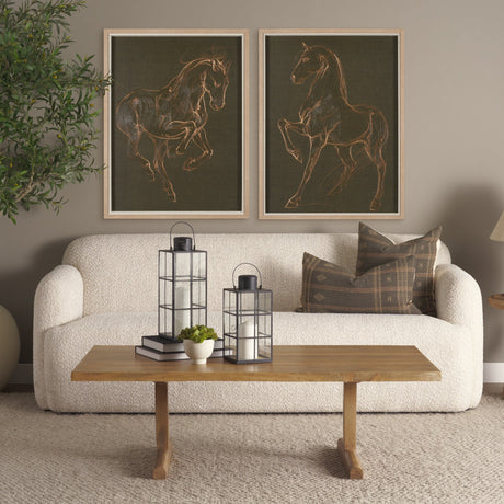 Horse III Olive by Mercana Studio a Hand Embellished Textured Framed Art Print by Mercana at Eve Furniture