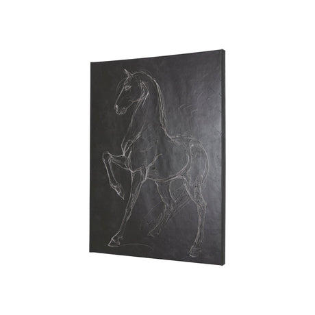 Horse IV by Mercana Studio a Hand Embellished Textured Canvas by Mercana at Eve Furniture