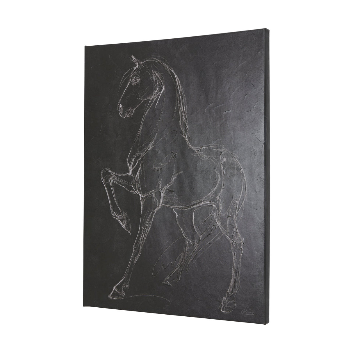 Horse IV by Mercana Studio a Hand Embellished Textured Canvas by Mercana at Eve Furniture