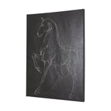 Horse IV by Mercana Studio a Hand Embellished Textured Canvas by Mercana at Eve Furniture