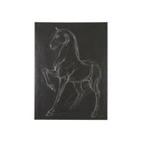 Horse IV by Mercana Studio a Hand Embellished Textured Canvas by Mercana at Eve Furniture
