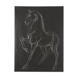 Horse IV by Mercana Studio a Hand Embellished Textured Canvas by Mercana at Eve Furniture