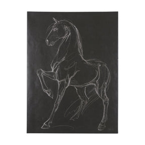 Horse IV by Mercana Studio a Hand Embellished Textured Canvas by Mercana at Eve Furniture