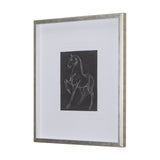 Horse IV by Mercana Studio a Hand Embellished Textured Framed Art Print Matted under Glass by Mercana at Eve Furniture