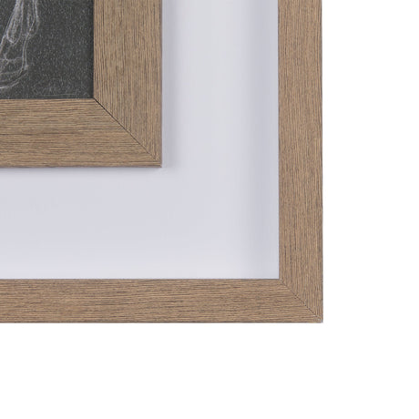 Horse IV by Mercana Studio a Hand Embellished Textured Framed Art Print Matted under Glass by Mercana at Eve Furniture