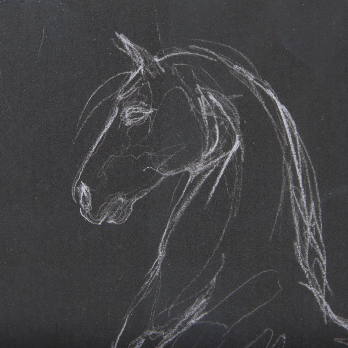 Horse IV by Mercana Studio a Hand Embellished Textured Framed Art Print Matted under Glass by Mercana at Eve Furniture