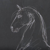 Horse IV by Mercana Studio a Hand Embellished Textured Framed Art Print Matted under Glass by Mercana at Eve Furniture