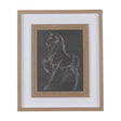 Horse IV by Mercana Studio a Hand Embellished Textured Framed Art Print Matted under Glass by Mercana at Eve Furniture