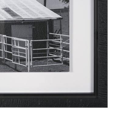Horse Motel by Bethany Young Textured FramedPhoto Print Matted under Glass by Mercana at Eve Furniture