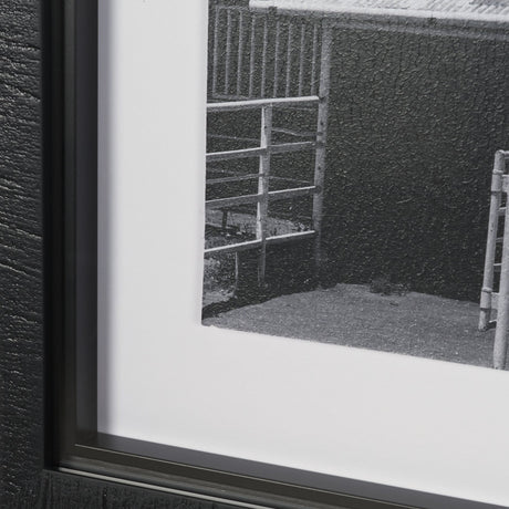 Horse Motel by Bethany Young Textured FramedPhoto Print Matted under Glass by Mercana at Eve Furniture
