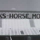 Horse Motel by Bethany Young Textured FramedPhoto Print Matted under Glass by Mercana at Eve Furniture