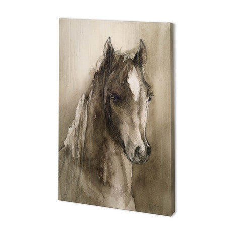 Horse Portrait I by Mercana Studio a Hand Embellished Textured Canvas by Mercana at Eve Furniture