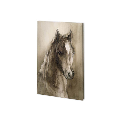 Horse Portrait I by Mercana Studio a Hand Embellished Textured Canvas by Mercana at Eve Furniture