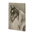 Horse Portrait II by Mercana Studio a Hand Embellished Textured Canvas by Mercana at Eve Furniture
