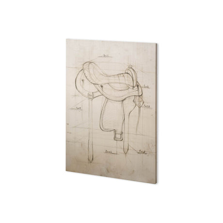 Horse Seat II by Mercana Studio a Hand Embellished Textured Canvas by Mercana at Eve Furniture