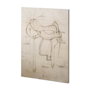 Horse Seat II by Mercana Studio a Hand Embellished Textured Canvas by Mercana at Eve Furniture