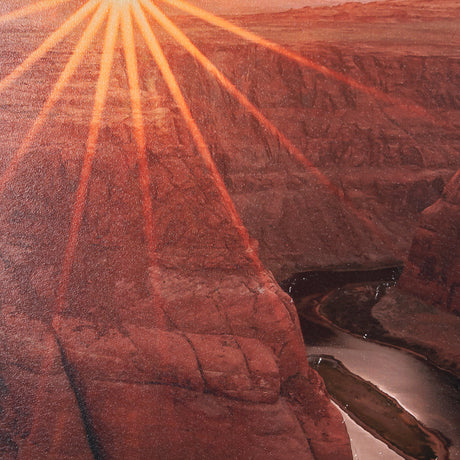 Horseshoe Bend by Gary Blatter a Hand Embelished Textured Framed Photo Art Print by Mercana at Eve Furniture
