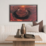 Horseshoe Bend by Gary Blatter a Hand Embelished Textured Framed Photo Art Print by Mercana at Eve Furniture