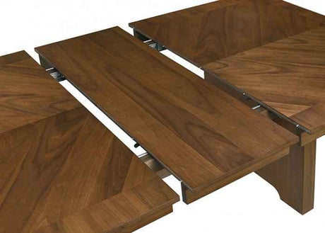 Horsholm Walnut 7-Piece Dining Table Set by Furniture of America at Eve Furniture
