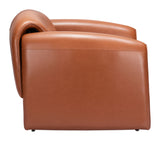 Horten Brown Accent Chair by Zuomod at Eve Furniture