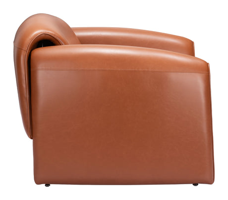 Horten Brown Accent Chair by Zuomod at Eve Furniture