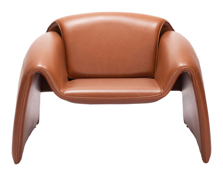 Horten Brown Accent Chair by Zuomod at Eve Furniture