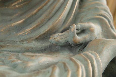 Hosgrove Verigris Patina Sculpture by Ashley at Eve Furniture